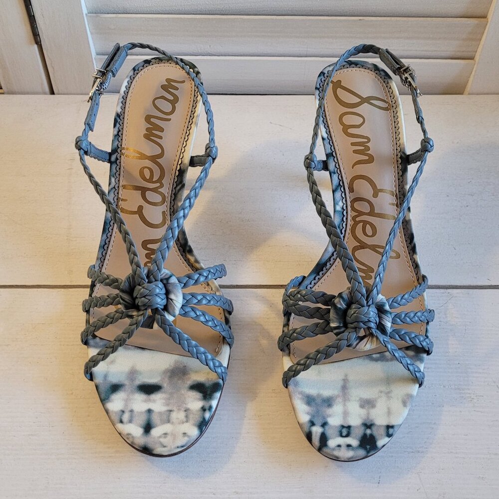 $69 NWT (9.5) SAM EDELMAN BRAIDED STRAP SANDAL